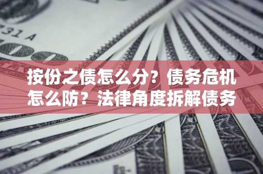 北京按份之债怎么分？债务危机怎么防？法律角度拆解债务分配与风险自保指南