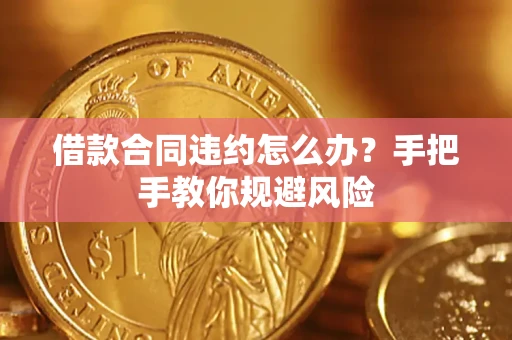 北京借款合同违约怎么办？手把手教你规避风险