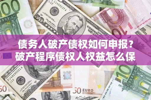 北京债务人破产债权如何申报？破产程序债权人权益怎么保障？