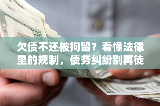 北京欠债不还被拘留？看懂法律里的规制，债务纠纷别再徒劳奔波
