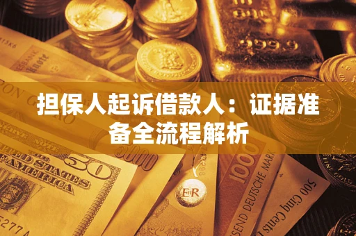 北京担保人起诉借款人：证据准备全流程解析