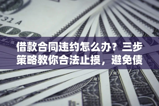 北京借款合同违约怎么办？三步策略教你合法止损，避免债务危机升级